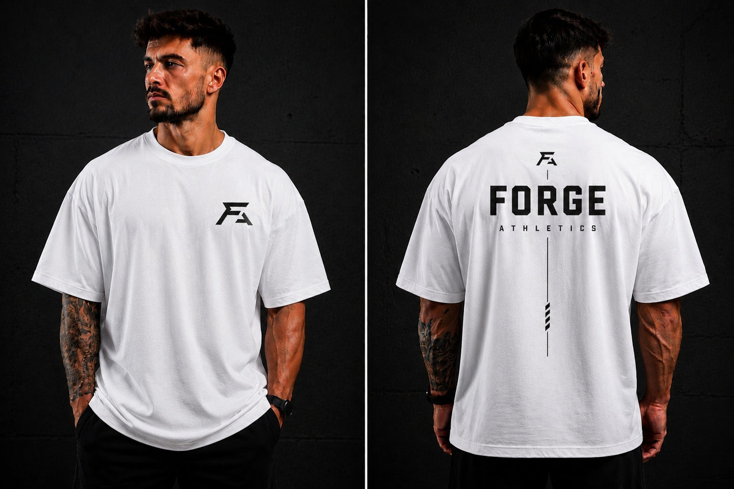 Forge Oversized Tee — Design 2