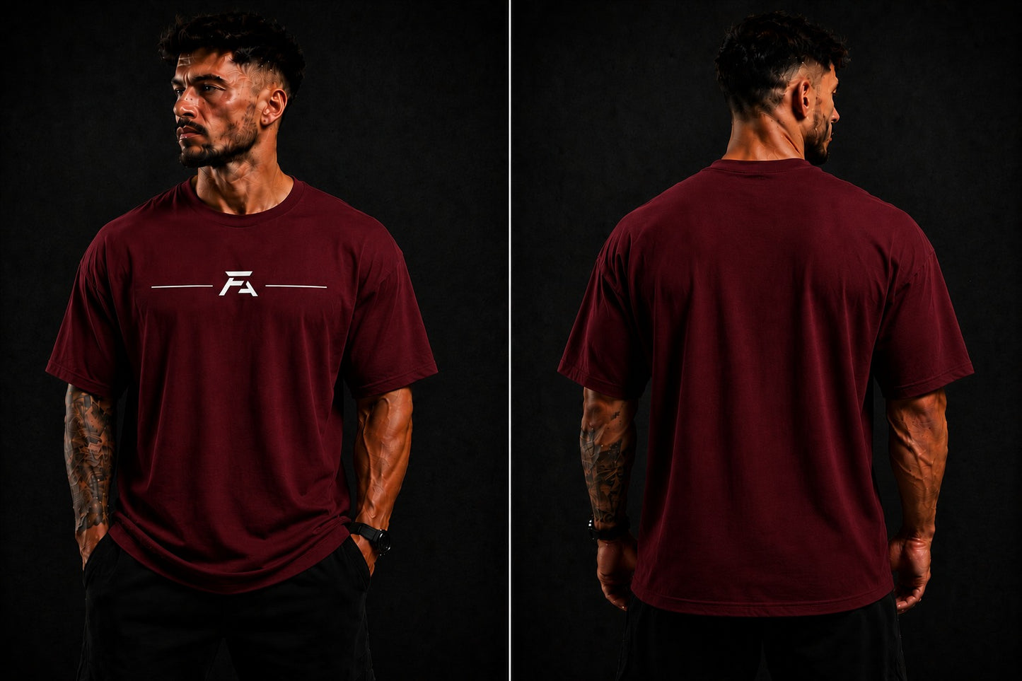 Forge Oversized Tee — Design 3