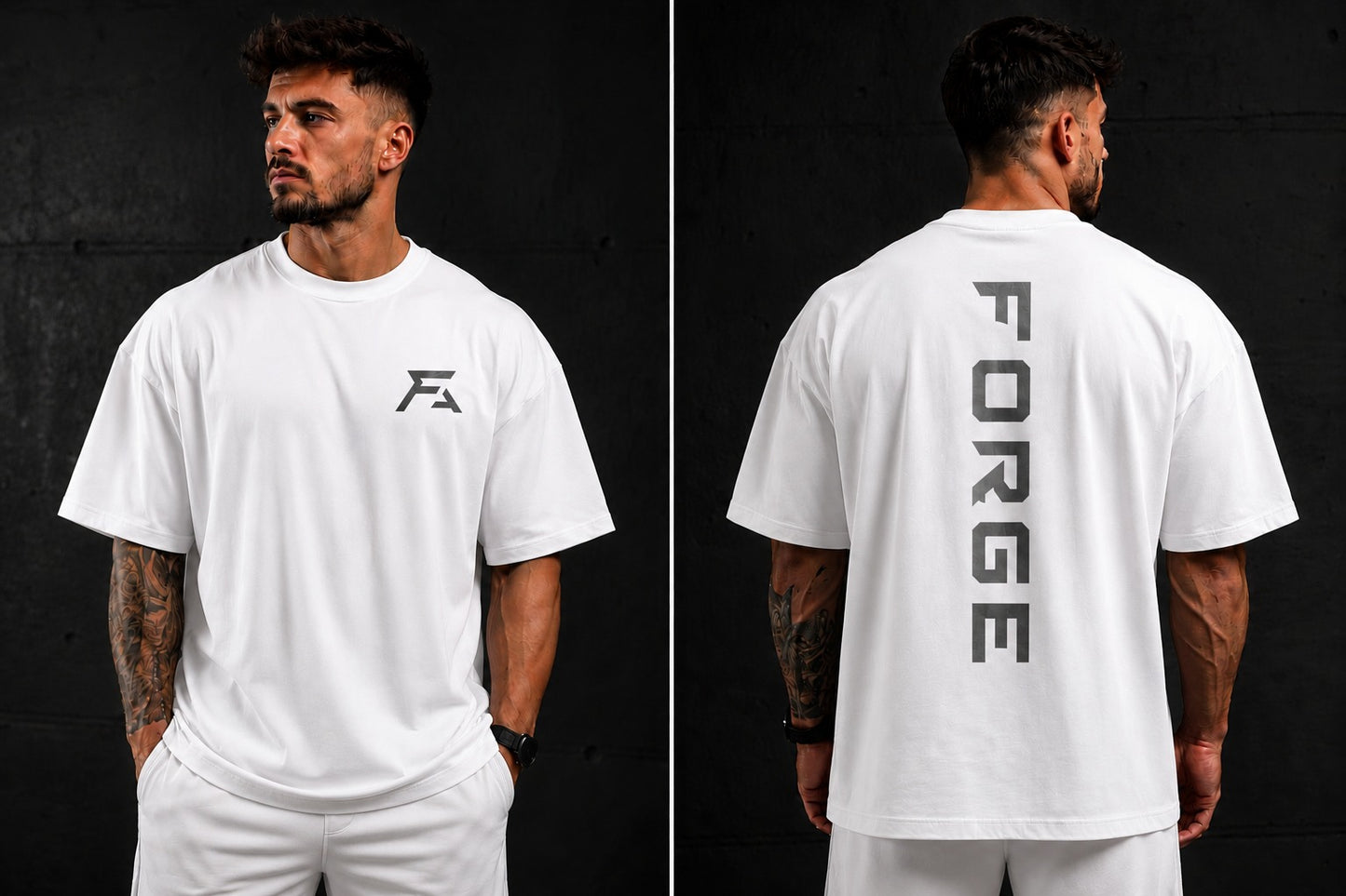 Forge Oversized Tee — Design 1