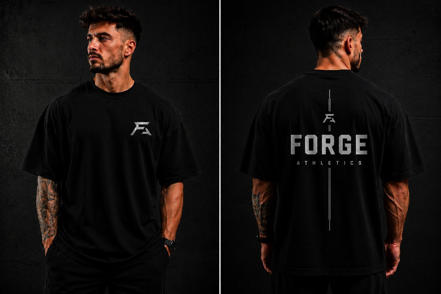 Forge Oversized Tee — Design 2