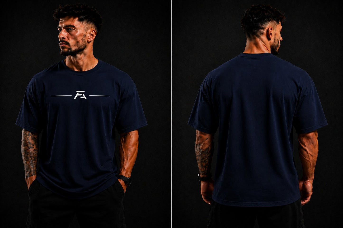 Forge Oversized Tee — Design 3
