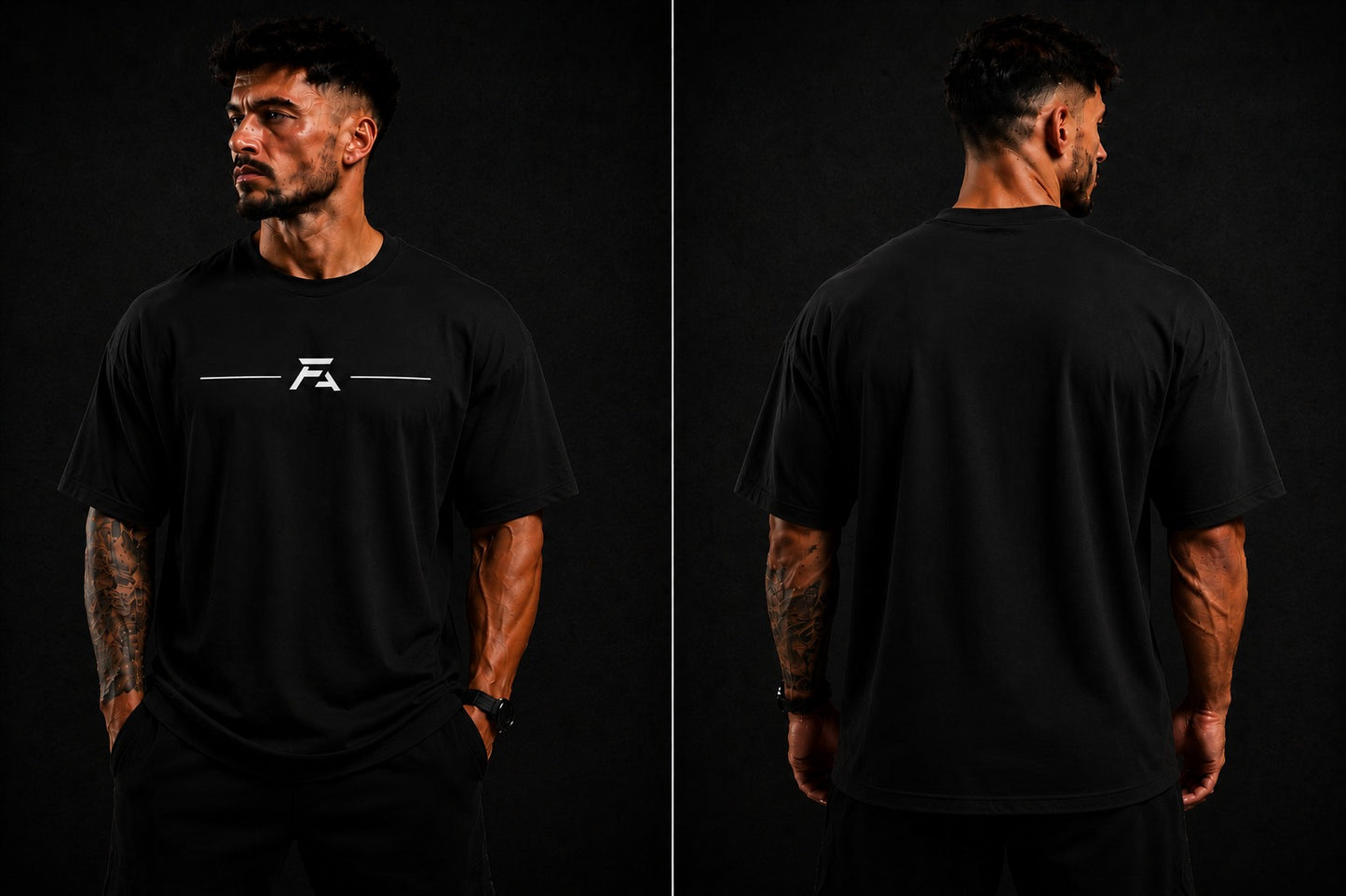 Forge Oversized Tee — Design 3