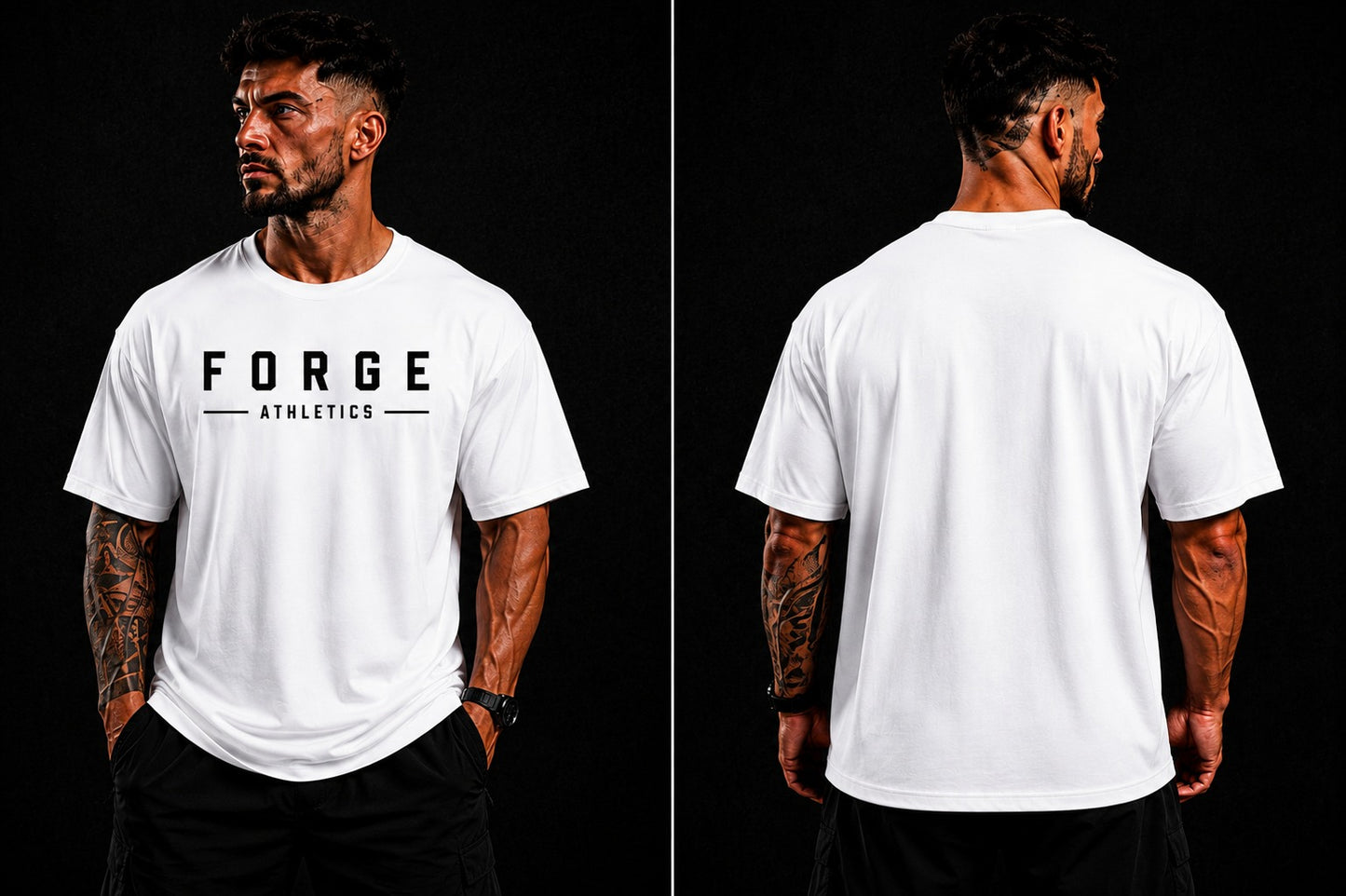 Forge Oversized Tee — Design 4