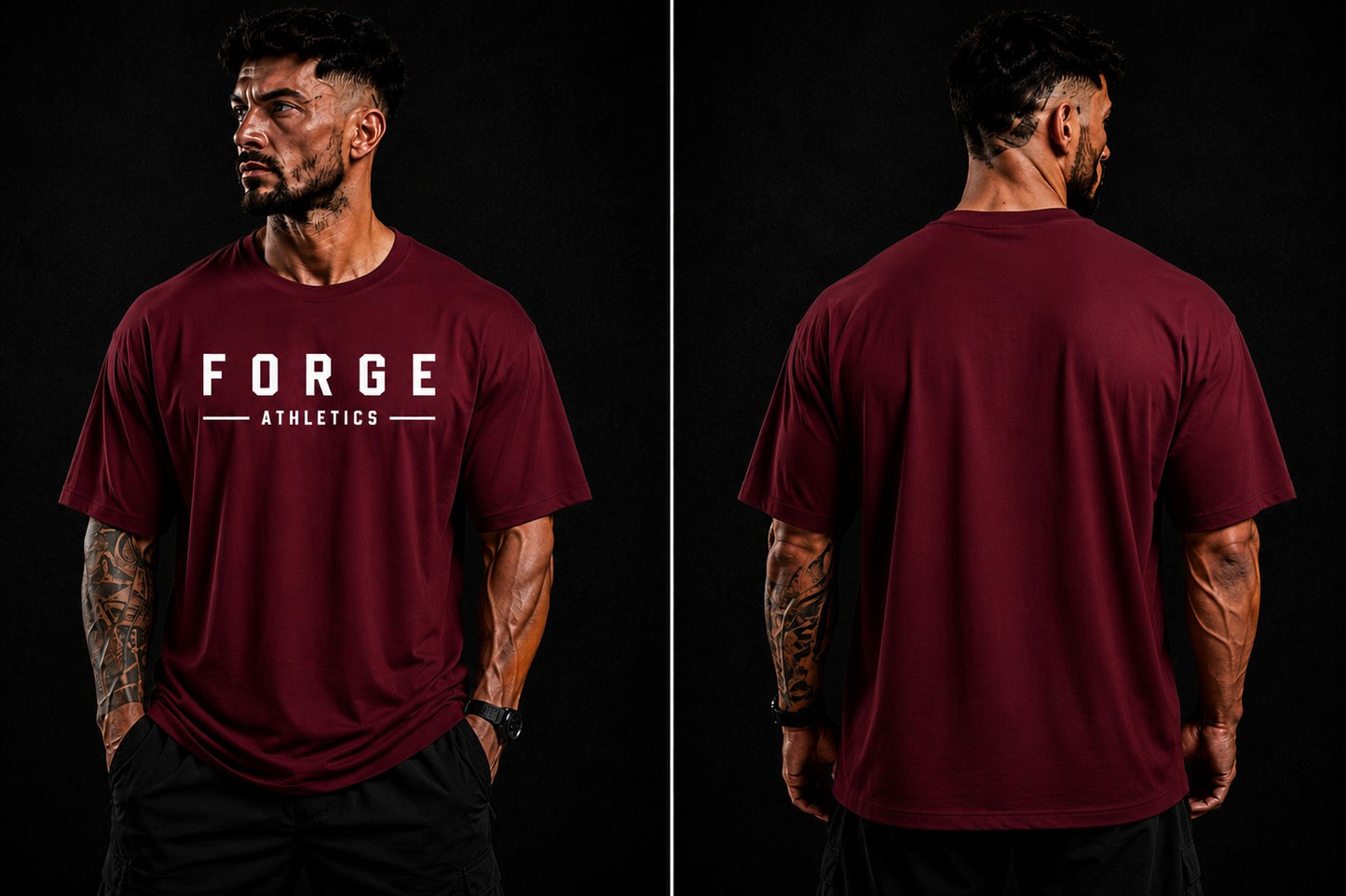 Forge Oversized Tee — Design 4