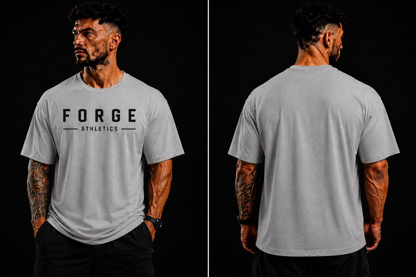 Forge Oversized Tee — Design 4