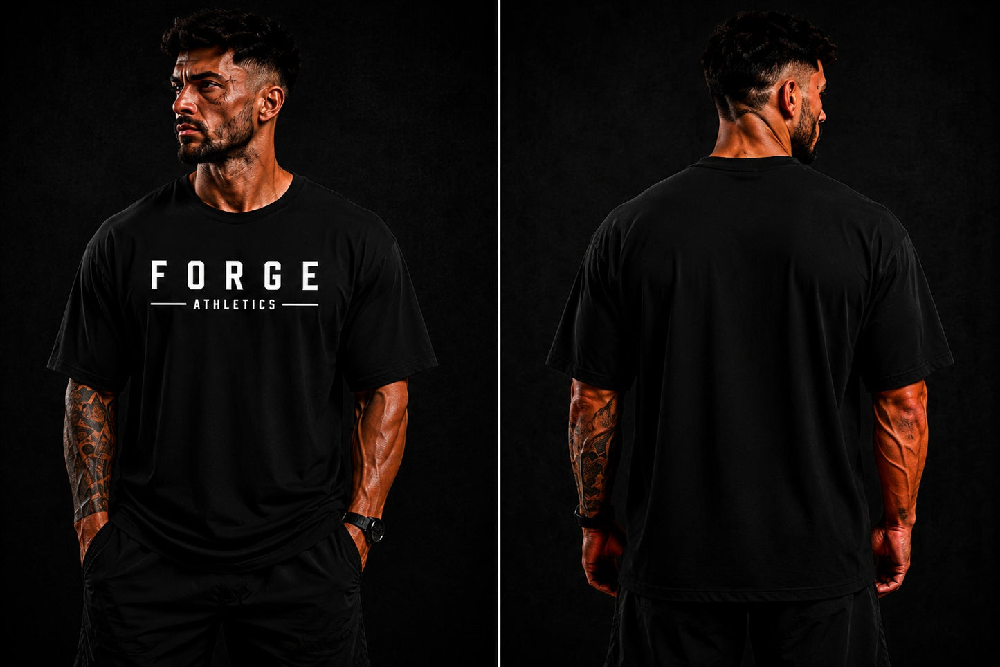 Forge Oversized Tee — Design 4