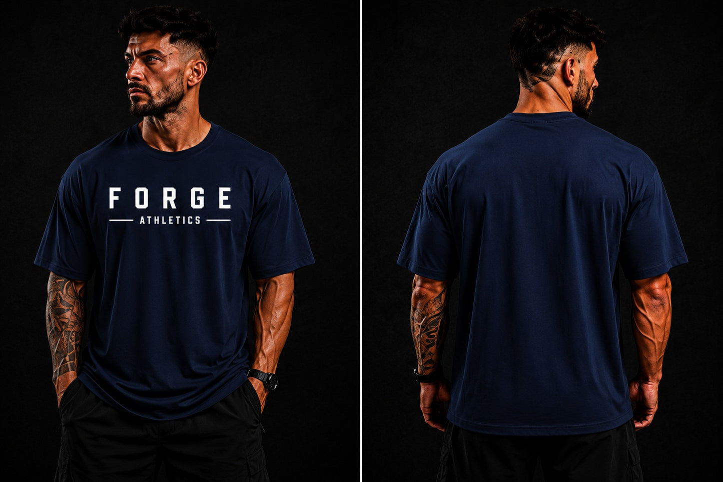 Forge Oversized Tee — Design 4